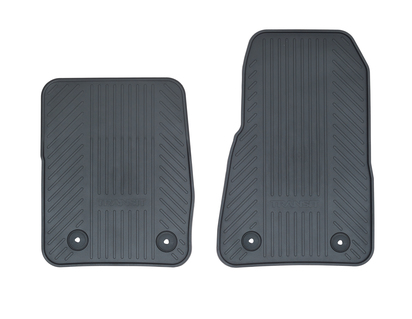 Tapis de sol caoutchouc avant, noir